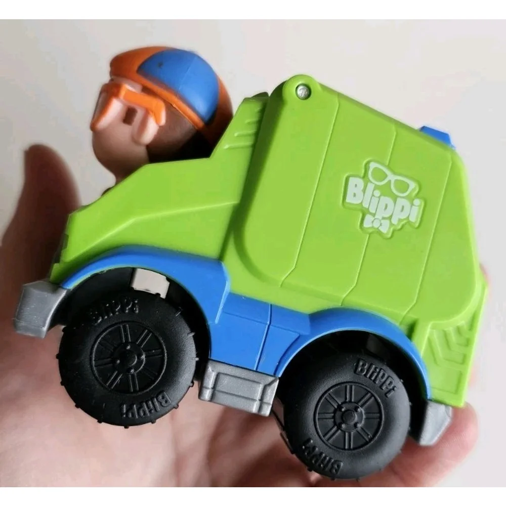Blippi Mini Vehicles Lot of 3 - Excavator, Garbage Truck & Blippi Mobile 2019